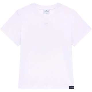 COURREGES Logo Embroidered Crewneck T Shirt