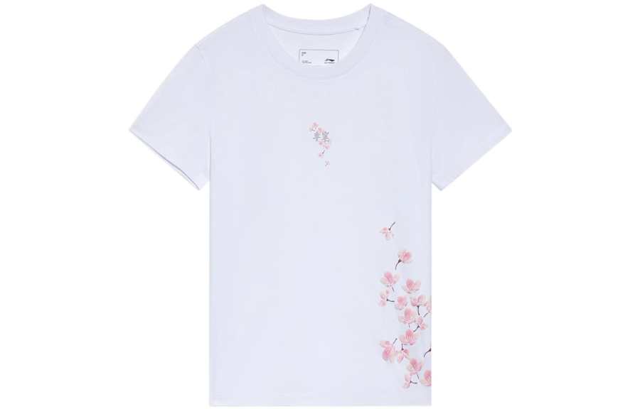 Li-Ning Li Ning Sports Fashion Collection T Shirt Women's White