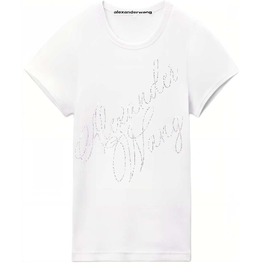 Alexander Wang logo-print cotton T-shirt