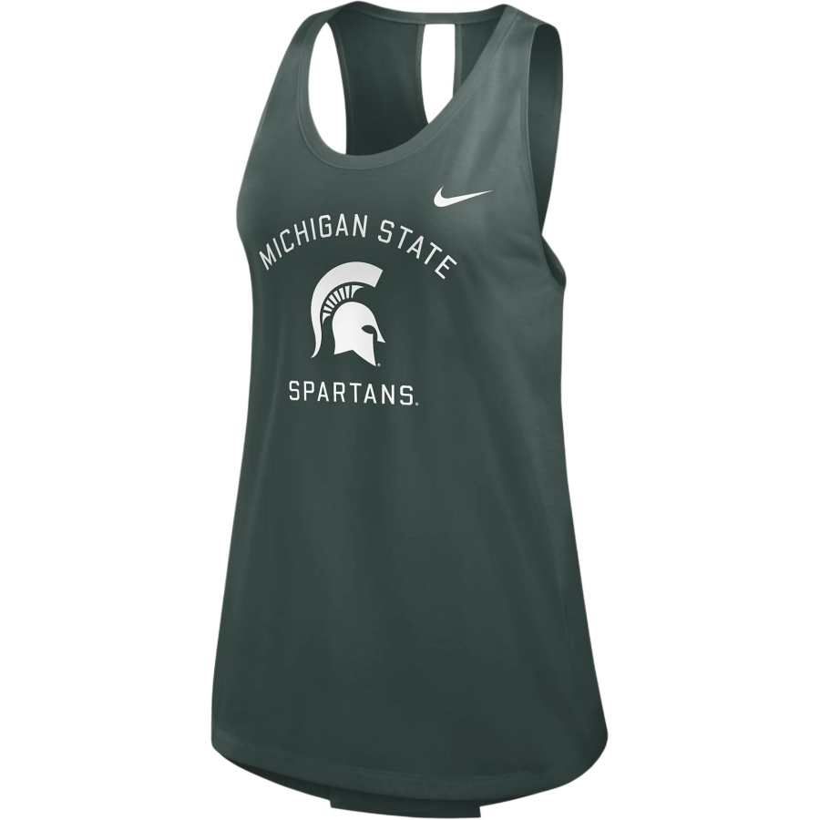 Nike Nike Tank Tops Women's Green U Neck Moderate Other