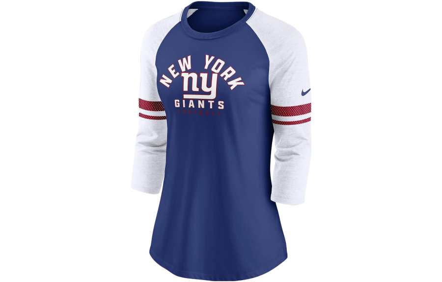 Nike Nike T Shirts Women's Blue Crew Neck Moderate Straight Fit