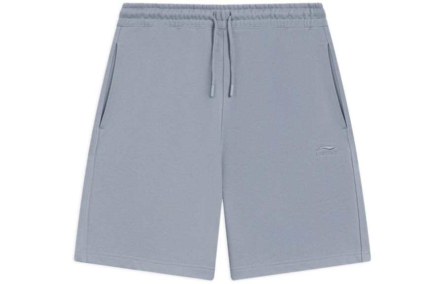 Li-Ning Li Ning Sports Shorts Men's Cyan Brick Gray Moderate