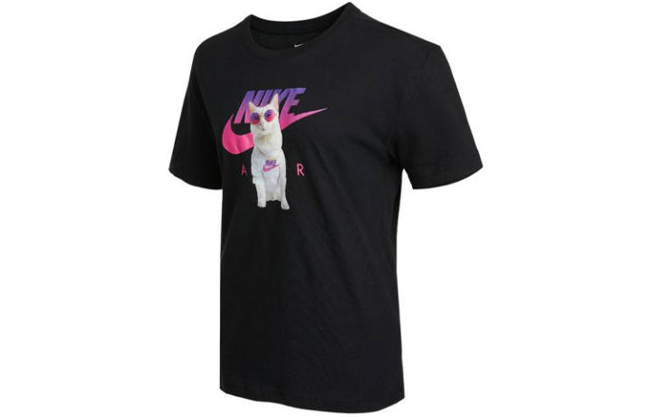 Nike Nike T Shirts Women's Black Crew Neck Moderate Other