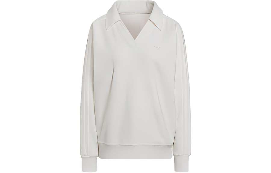 Adidas Originals T Shirts Women's Pink White V Neck