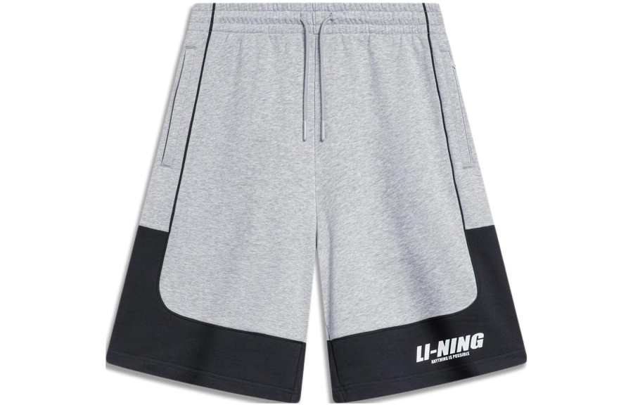 Li-Ning Li Ning Sports Fashion Collection Sports Shorts Men's Heather Gray