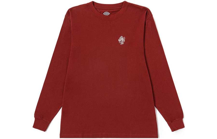 Dickies T Shirts Women's Grand Canyon Red Crew Neck Moderate Other