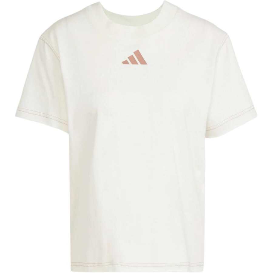 Adidas Adidas Clothing T Shirts Women's White Crew Neck