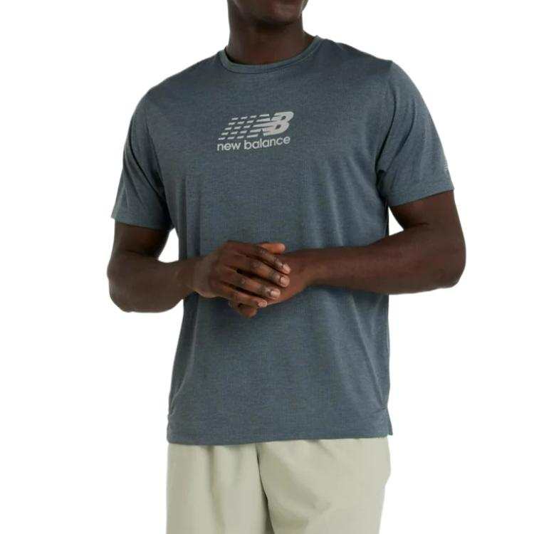 New Balance New Balance NB AthleticsGraphic T Shirt Men's Asphalt Gray