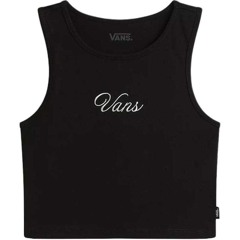 Vans Tank Tops Women's Black Crew Neck Moderate Other