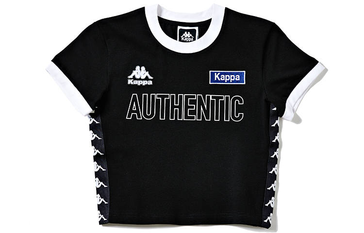 Kappa Crop Tops Women's Crew Neck Moderate