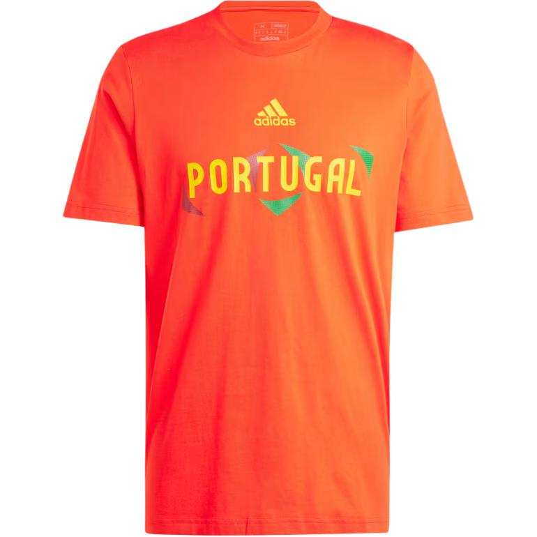 Adidas Adidas UEFA EURO24™ PORTUGAL T SHIRT Soccer Jersey Men's Energetic Red