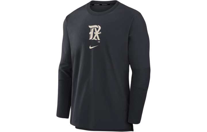 Nike Nike x MLB Dri FIT Soccer Jersey Texas Rangers City Connect Men's Anthracite