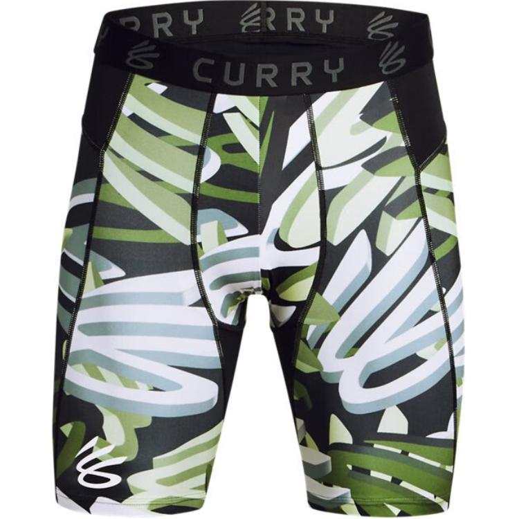 Under Armour Curry HeatGear Sports Shorts Men's Vintage Light Green