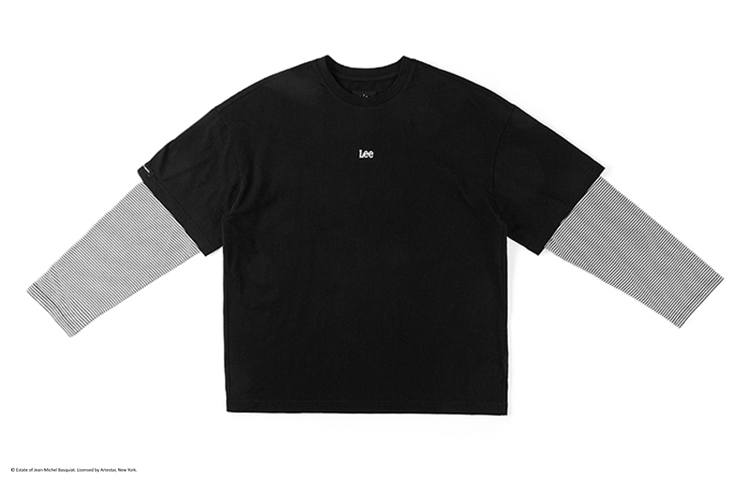 Lee T Shirts Women's Black Crew Neck Moderate Straight Fit