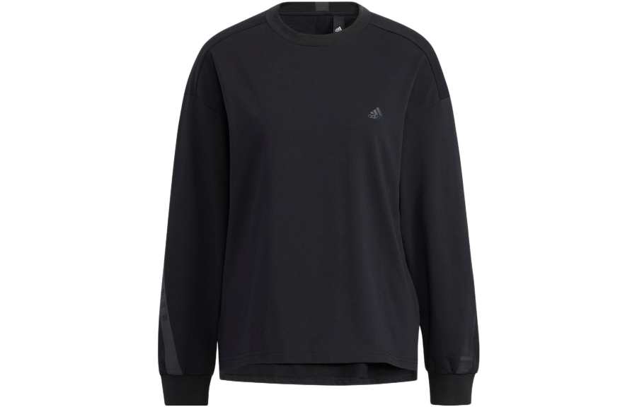 Adidas Adidas T Shirts Women's Black Crew Neck Moderate Straight Fit