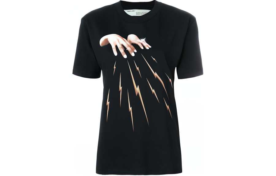 OFF-WHITE OFF WHITE Regular T Shirt Women's Black Regular