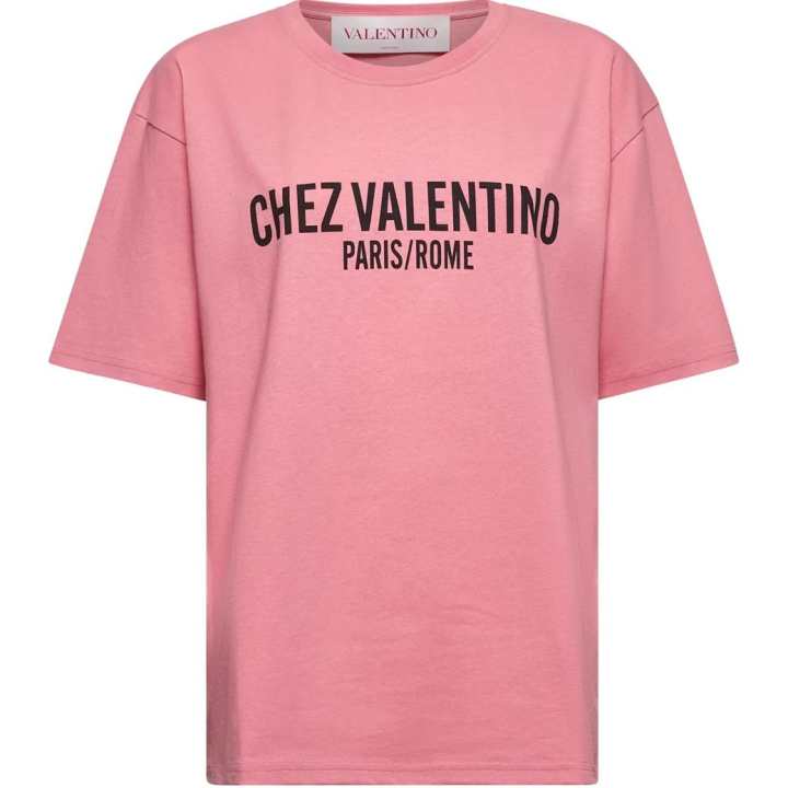 Valentino Valentino Chez Valentino Printed Crewneck T Shirt