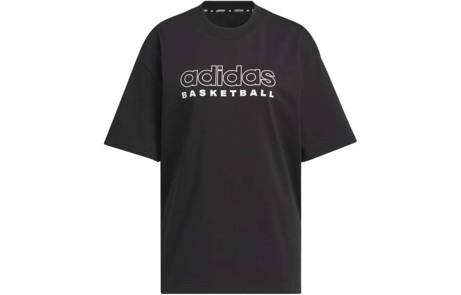 Adidas Adidas Drop Shoulder Sleeve T Shirt Women's Black