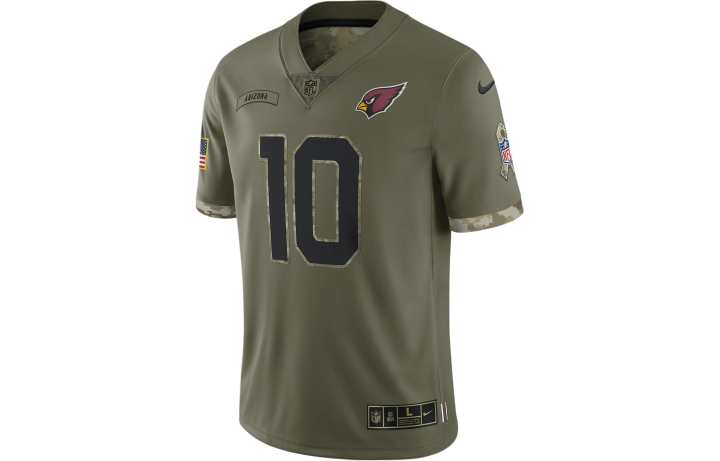 Nike Nike Limited Football Jersey Rugby Jersey Arizona Diamondbacks, Andre Hopkins Men's Olive