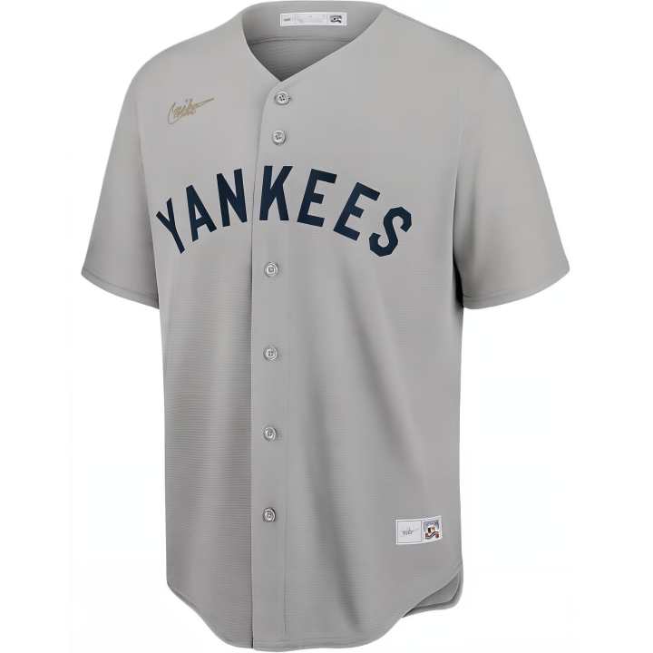 Nike Nike X MLB New York Yankees Babe Ruth Sports Apparel Men's Gray