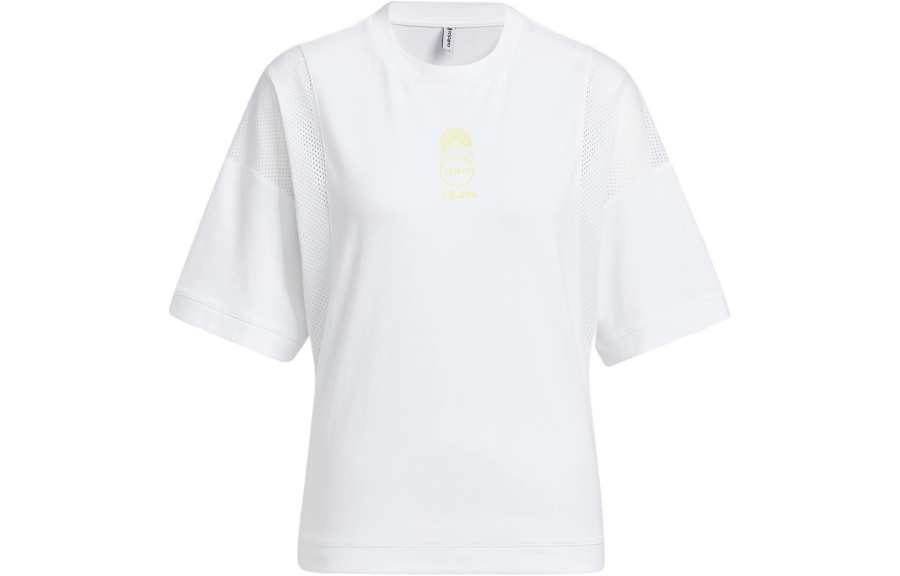 Adidas Neo Drop Shoulder Sleeve T Shirt Women's White