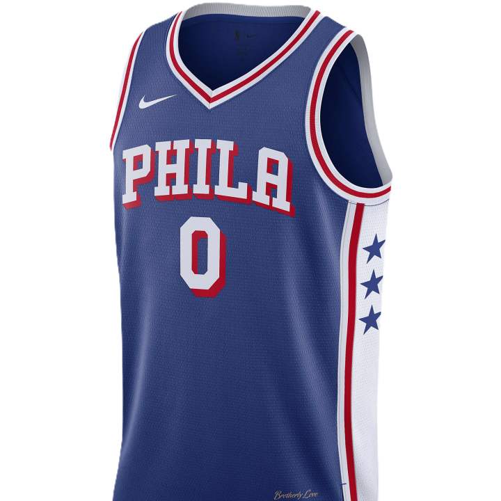 Nike Nike Nba Tyrese Maxey Philadelphia 76ers Swingman 2023/24 Icon Edition Jersey