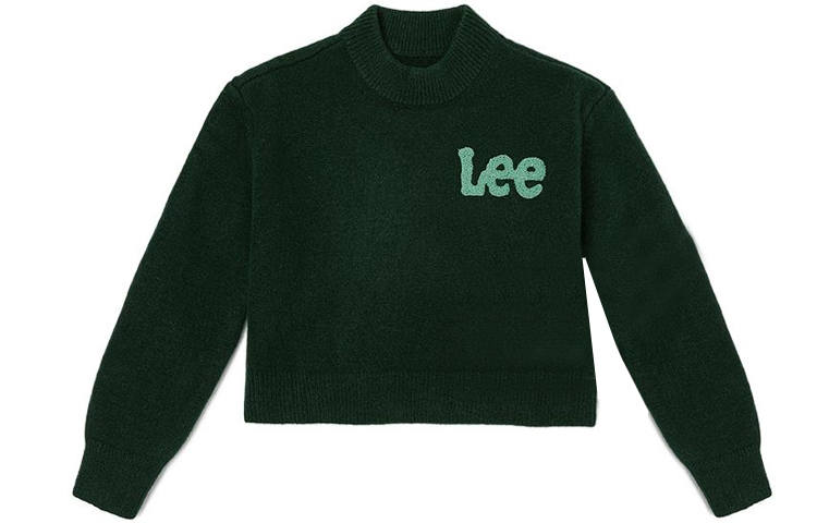 Lee Lee Sweaters Women's Green Crew Neck Moderate Other