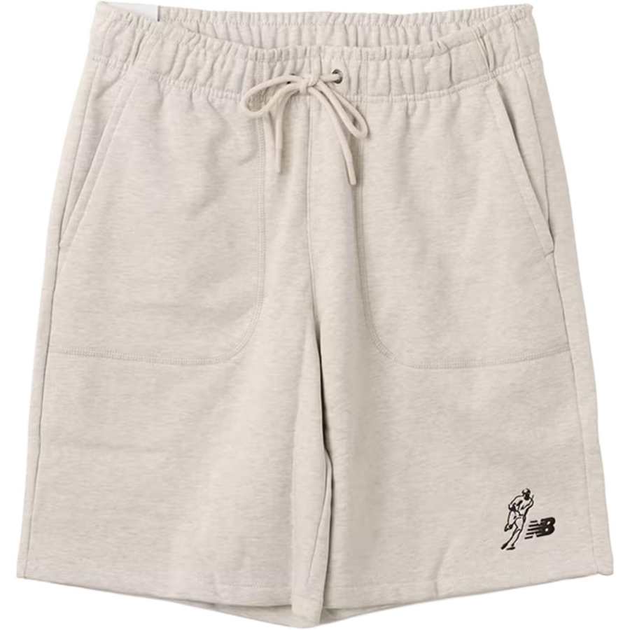 New Balance New Balance Shohei Ohtani Comfortable Versatile Baseball Solid Color Shorts Unisex Oats Heather