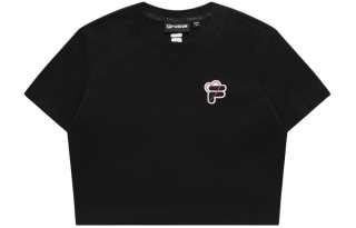 FILA FUSION Regular T Shirt Women's Jet Black