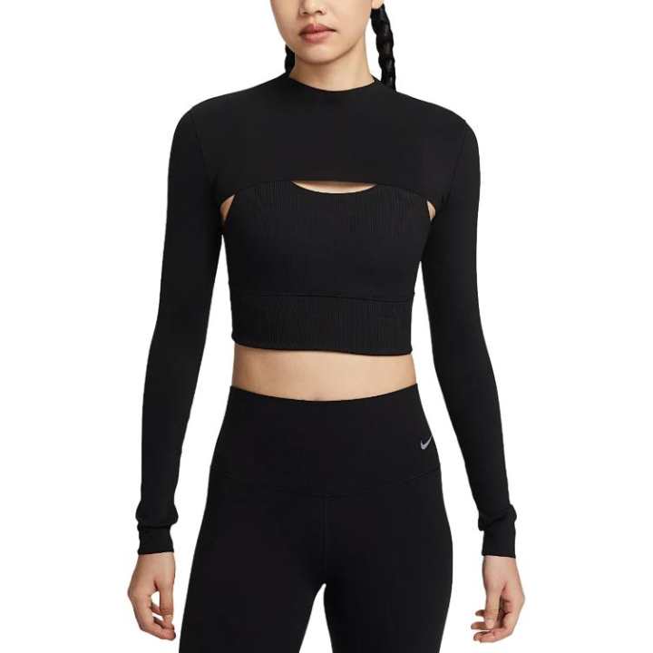 Nike Nike ZenvyDri Fit Crop Top Women's Black