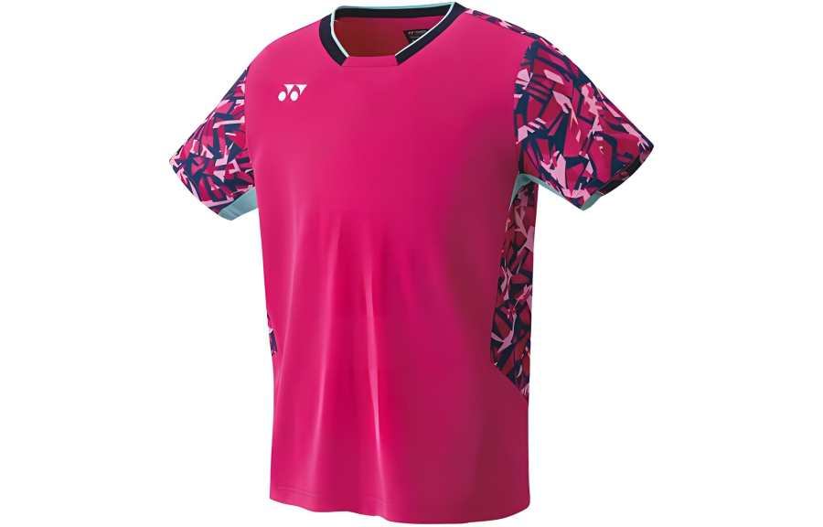 YONEX Badminton Jersey Men's Berry Pink