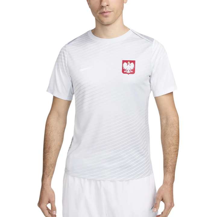 Nike Nike Poland National Team Soccer Jersey Men's Wolf Gray