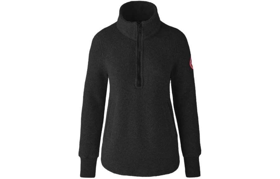 Canada Goose Severn ½ Zip Sweater Kind Fleece Sweater Women's Black