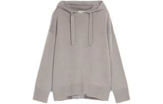 'S MAX MARA Sweaters Women's Gray Hooded Moderate Other