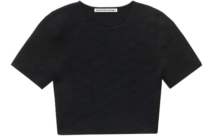 Alexander Wang Alexander Wang Monogram Cropped Top