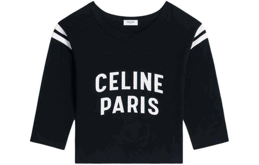 CELINE Paris Boxy T-shirt In Cotton Jersey