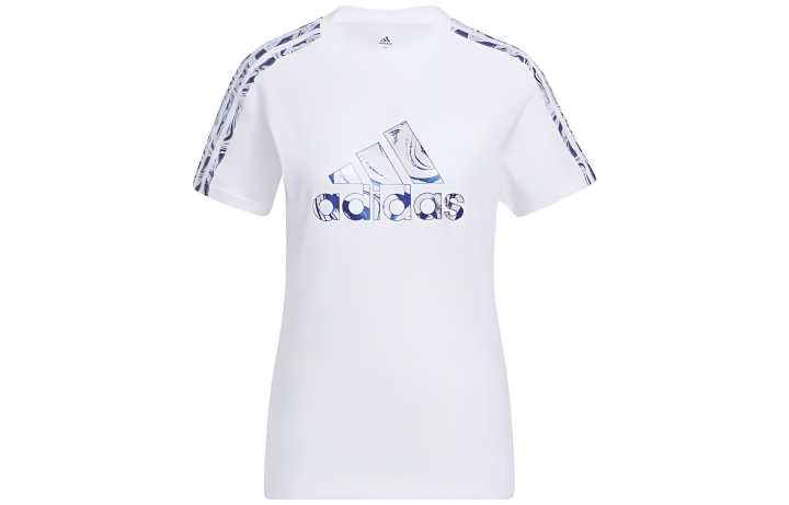 Adidas Adidas Soft Luxe 3-Stripes Tee T-Shirt Women's White