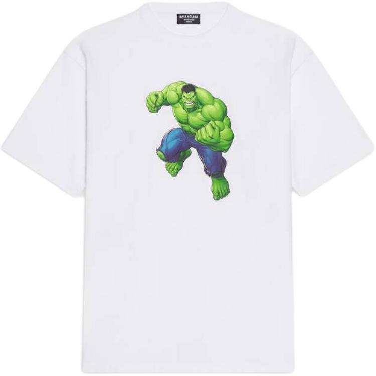 Balenciaga T Shirt, Loose Fit Women's White
