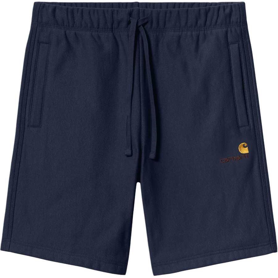 Carhartt WIP American Script Sweat Short Sports Shorts Men's Air Force Blue