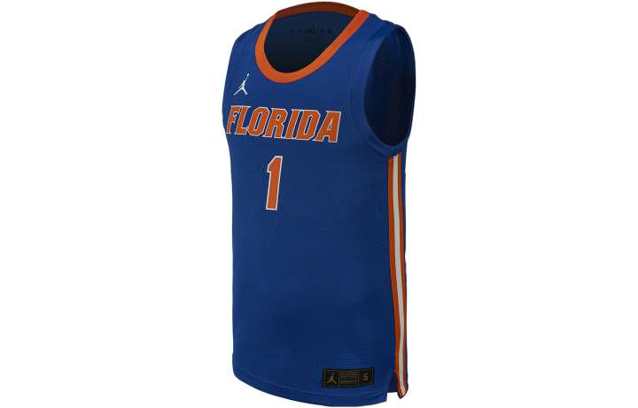 Jordan Jordan Florida Basketball Jersey Florida Size 1 Men's Blue