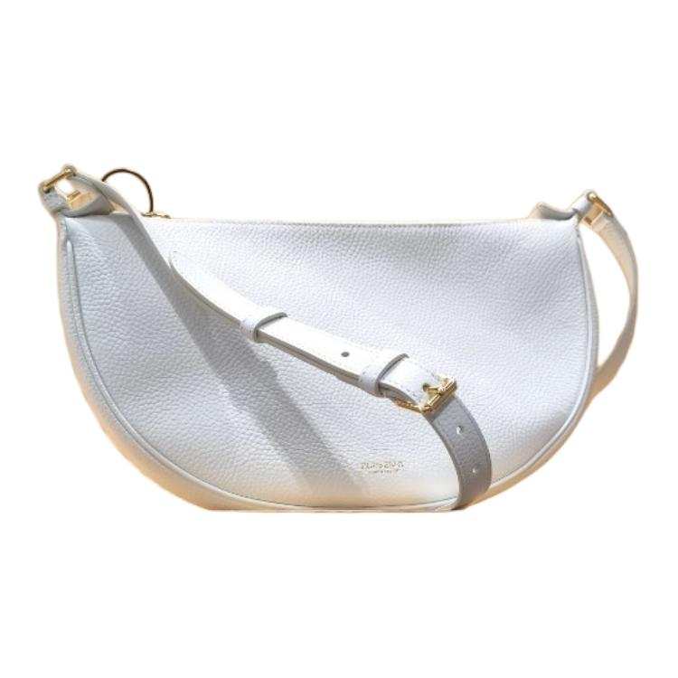 Burberry Leather Shoulder Bag Women's White