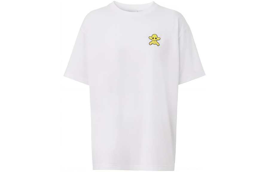 Burberry Drop Shoulder Sleeve T Shirt Women's White