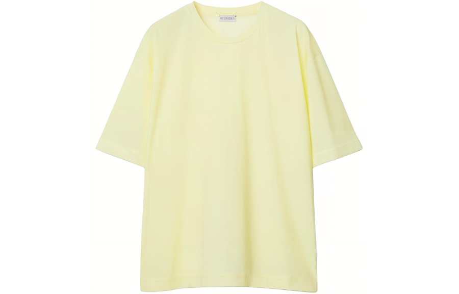 Burberry T Shirt Women's Yellow Loose Fit
