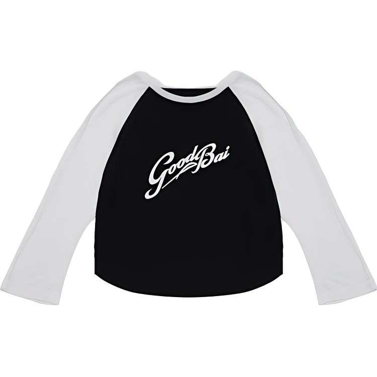 GOOD BAI SS23 Holiday Crop Tops Women's Crew Neck Moderate