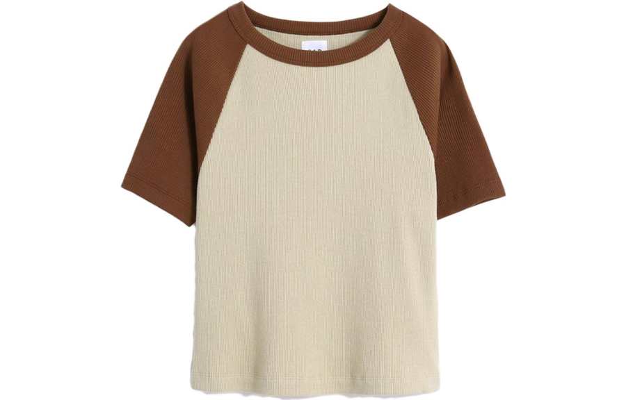 GAP Crop Tops Women's Crew Neck Moderate