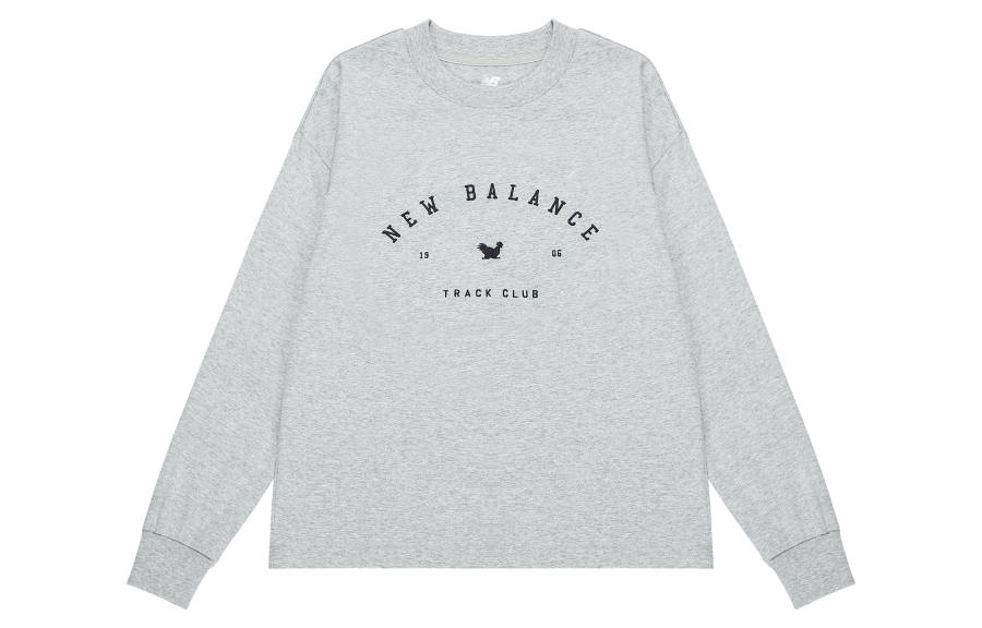 New Balance New Balance Drop Shoulder Sleeve T Shirt Women's Light Gray