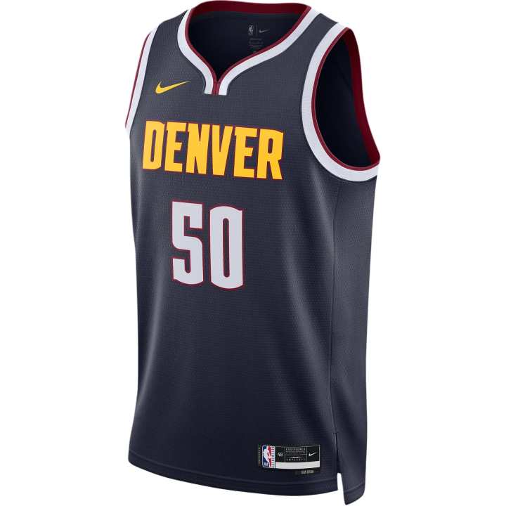 Nike Nike Denver Nuggets Icon Edition 2022/23 Basketball Jersey Men's University Marine Blue