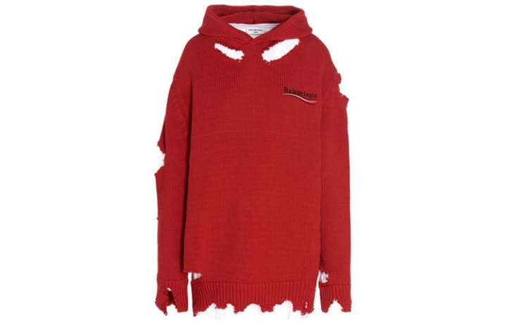 Balenciaga Balenciaga Sweaters Women's Red Hooded Moderate Other