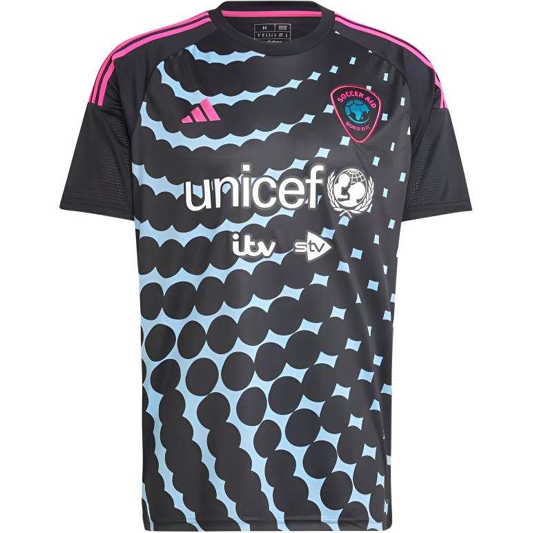 Adidas Adidas SOCCER AID 2024 Soccer Jersey Men's Black