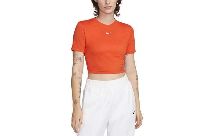 Nike Nike Sportswear Essentials T Shirt Women's Orange